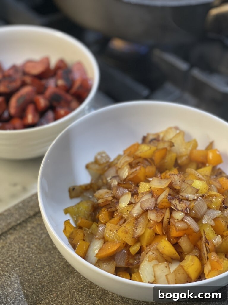 one pot kielbasa hash