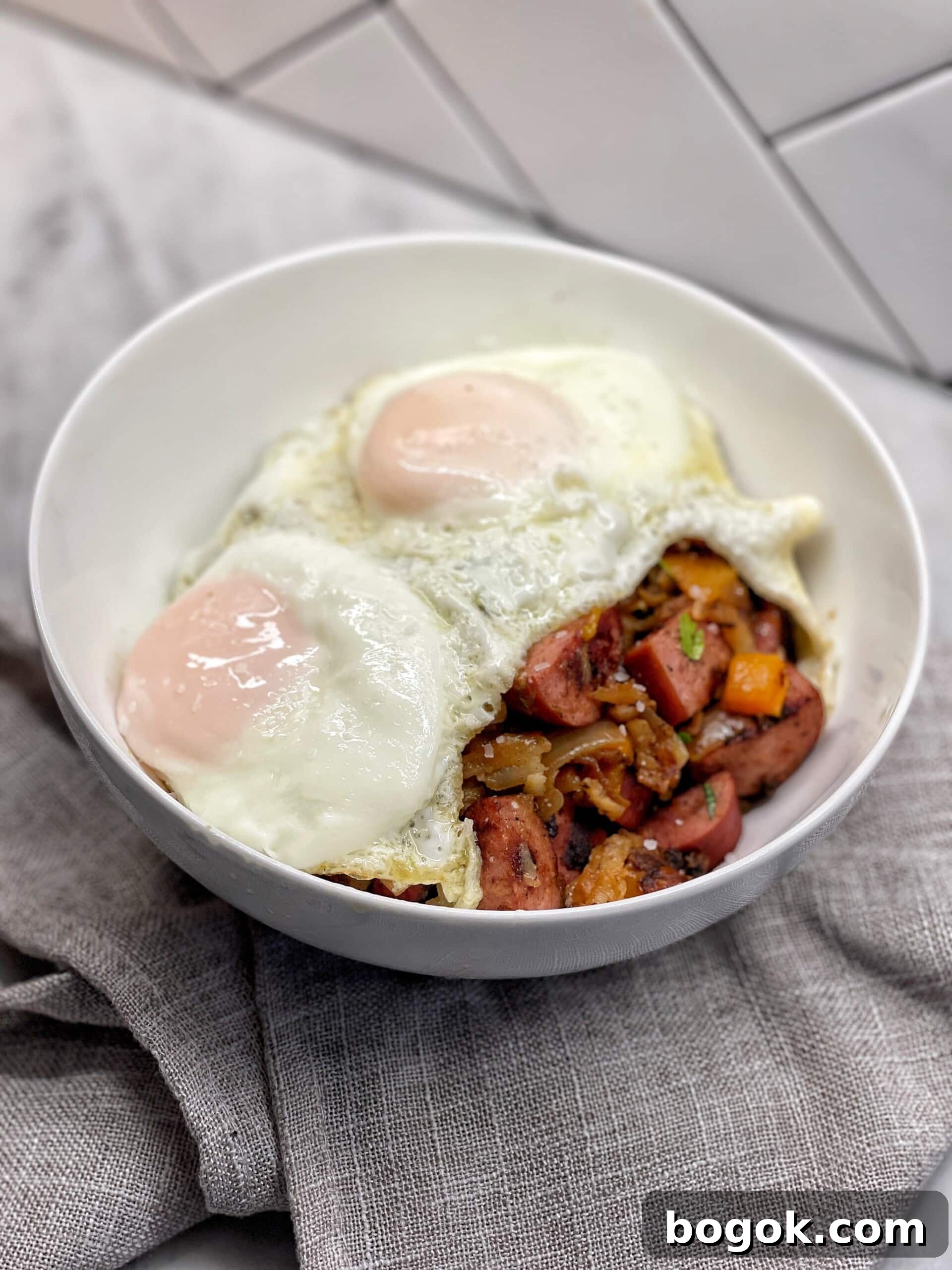 one pot kielbasa hash