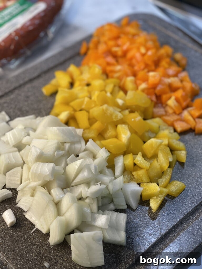 one pot kielbasa hash