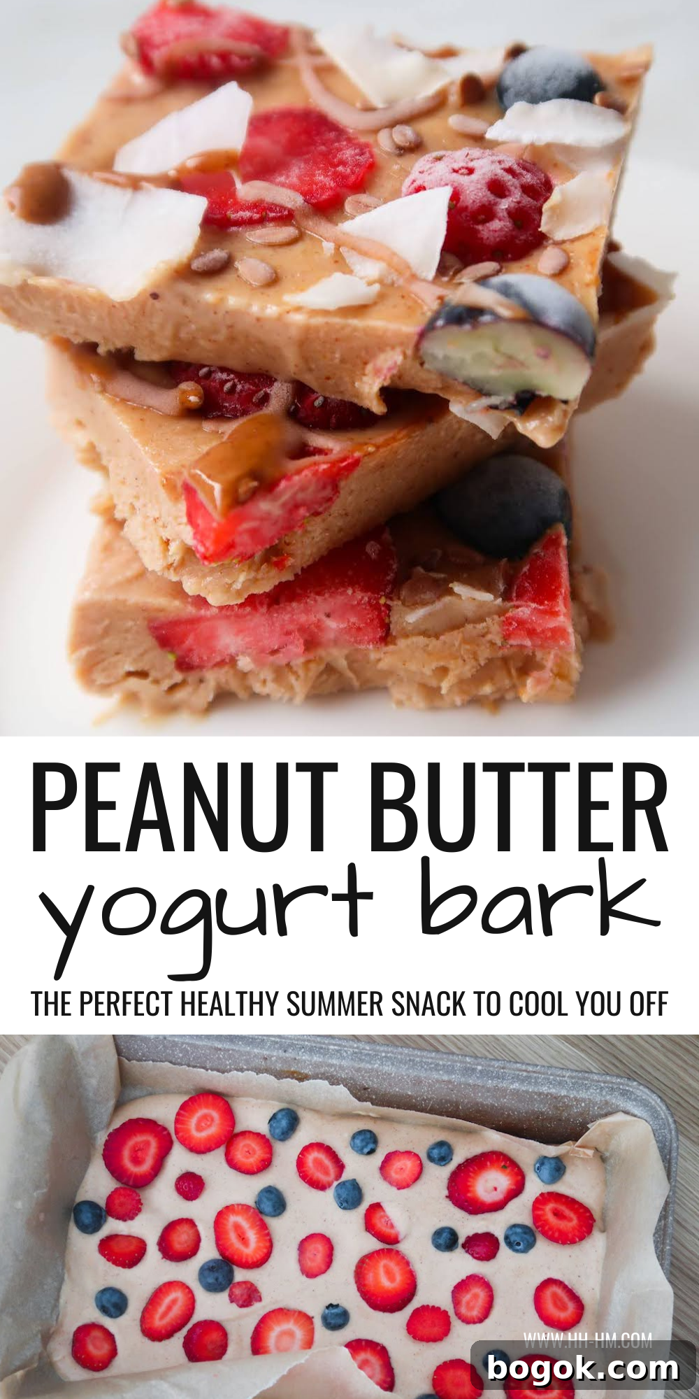 Peanut Butter Yogurt Bark Recipe to Cool You Down 7 Easy peanut butter yogurt bark final photo