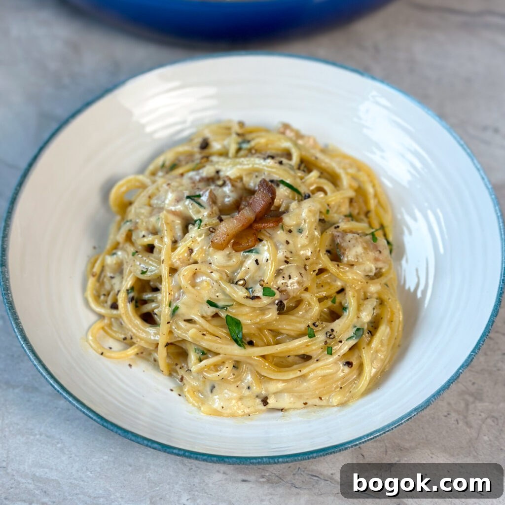easy creamy carbonara