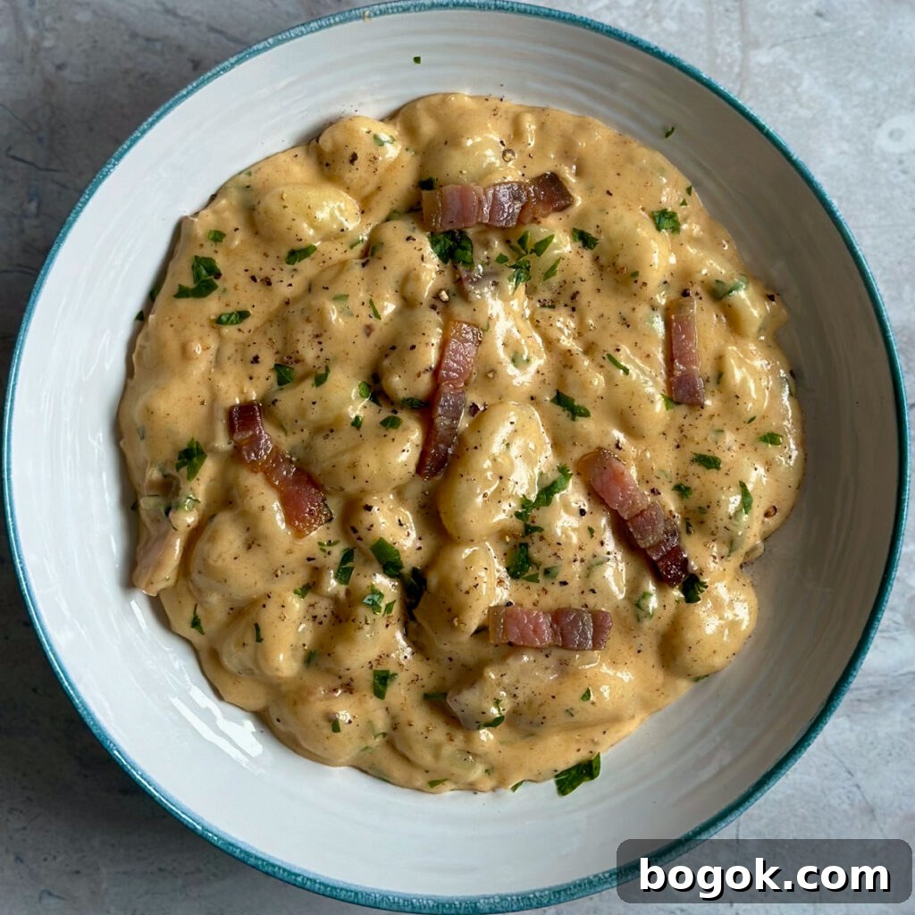 brie and bacon gnocchi recipe