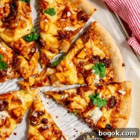 BBQ Chicken and Sweet Potato Casserole Recipe 14 BBQ chicken pizza slices.