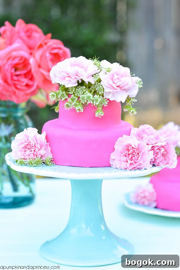 Floral Cakelette - Mother's Day brunch