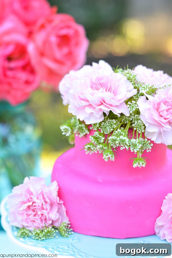 Mother's Day Flower Cake