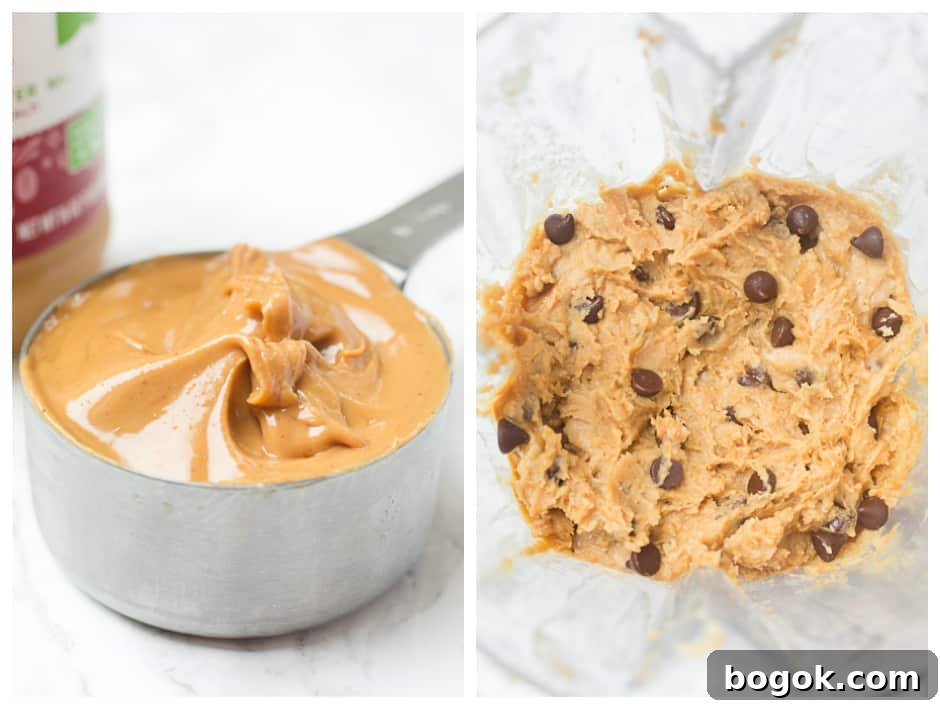 Healthy Peanut Butter Chickpea Blondies with Chocolate Chips
