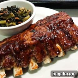 baby back ribs close up