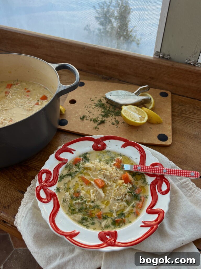 Avgolemono Soup Recipe: Creamy Greek Lemon Chicken Soup 2 img 9144 1