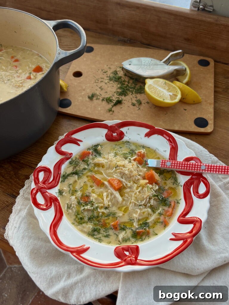 Avgolemono Soup Recipe: Creamy Greek Lemon Chicken Soup 4 img 9144 3