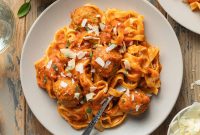 Crispy Air Fryer Turkey Meatballs with Garlic Herb Sauce