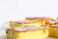Chewy Lemon Blondies with Gooey Citrus Filling
