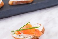 Smoked Salmon and Boursin Crostini Recipe for Entertaining