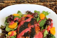 Gluten-Free Blackened Salmon Salad