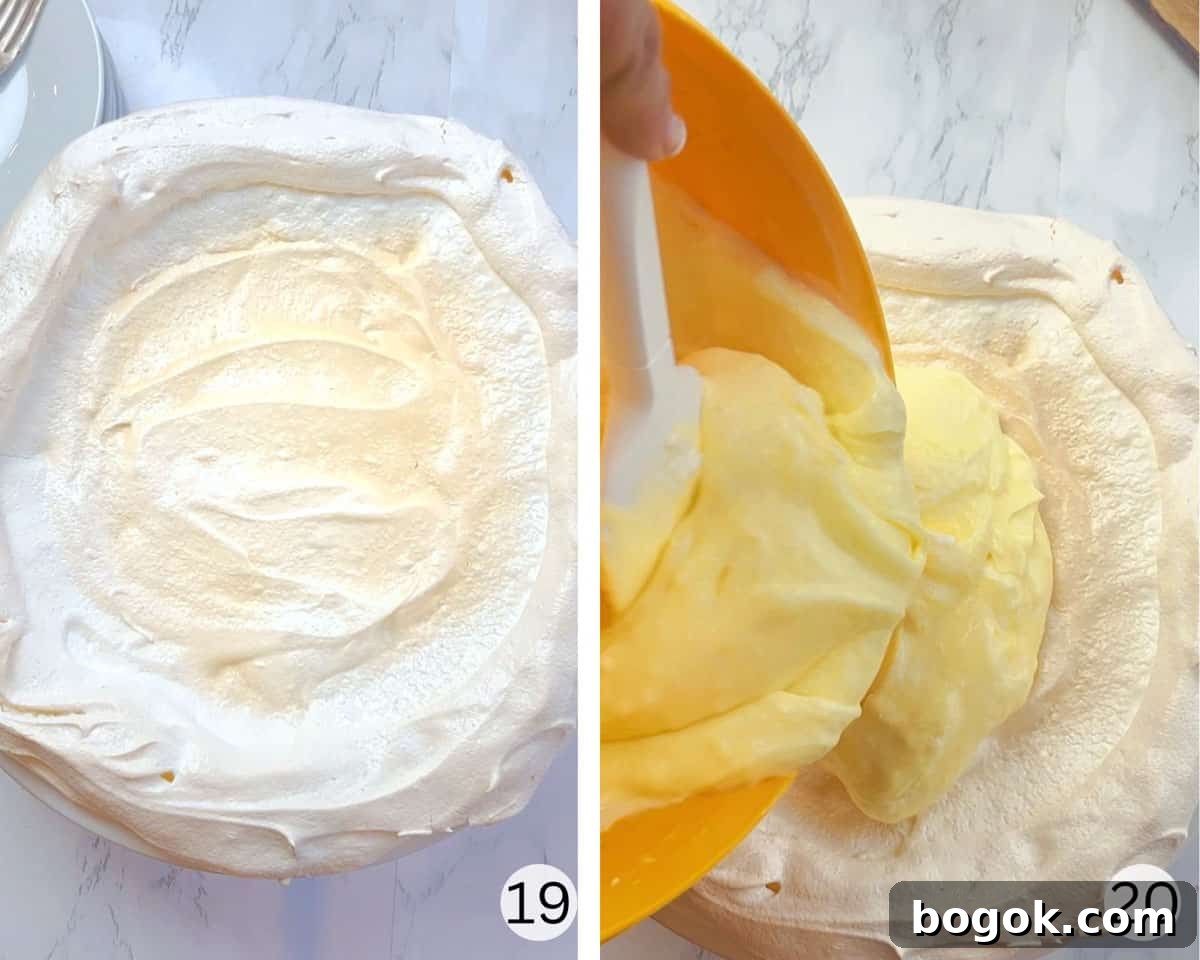 Light and Fluffy Lemon Angel Pie Recipe 9 Process pictures making lemon mousse.