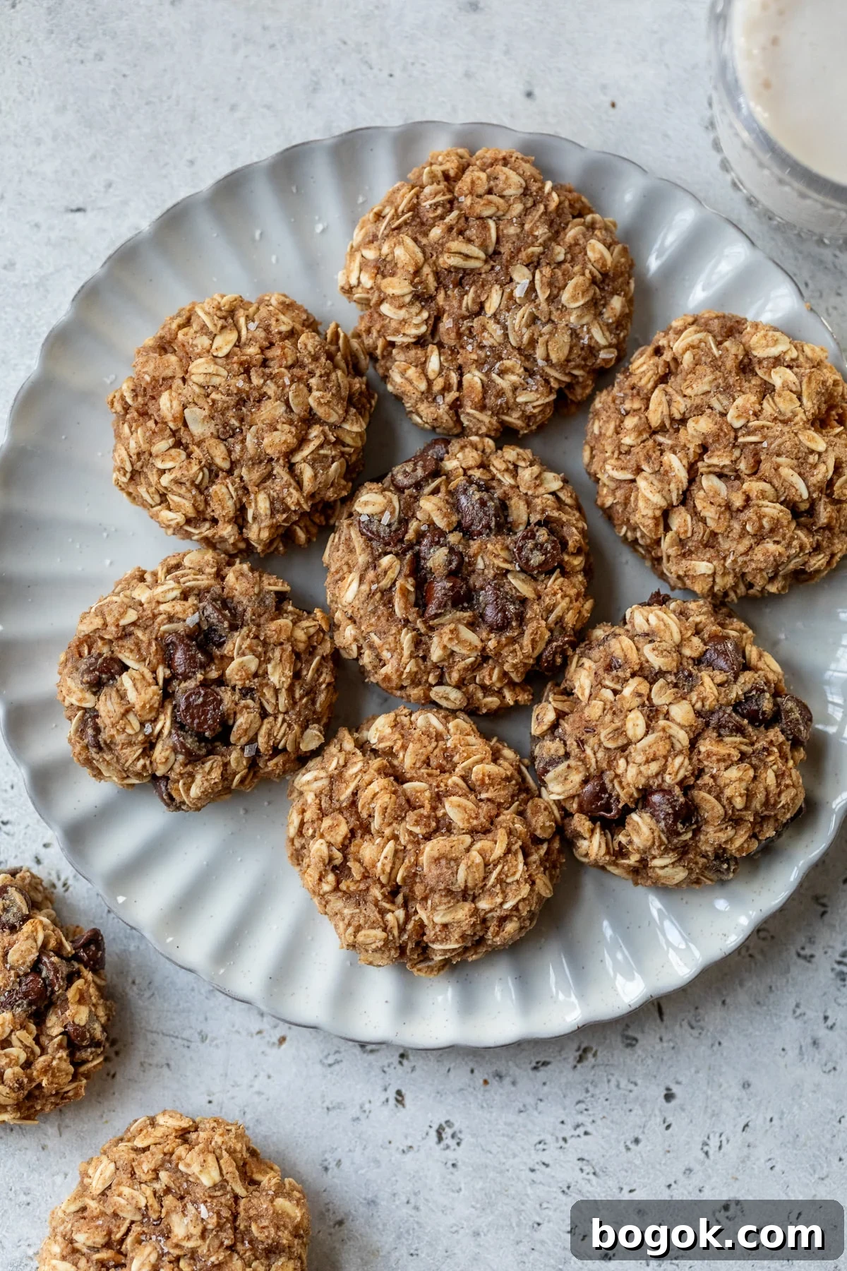 Soft and Chewy Applesauce Cookie Recipe 5 overview of applesauce cookies on a plate