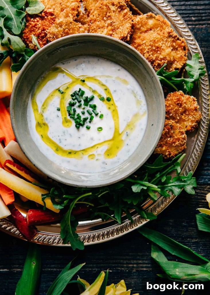 Buttermilk Ranch Dressing | Well and Full | #vegetarian #saladdressing #recipe