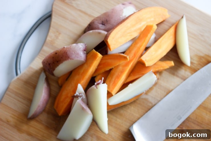 Crispy Grilled Potato Wedges with Garlic Herb Dip 5 potatoes cut lengthwise into wedges