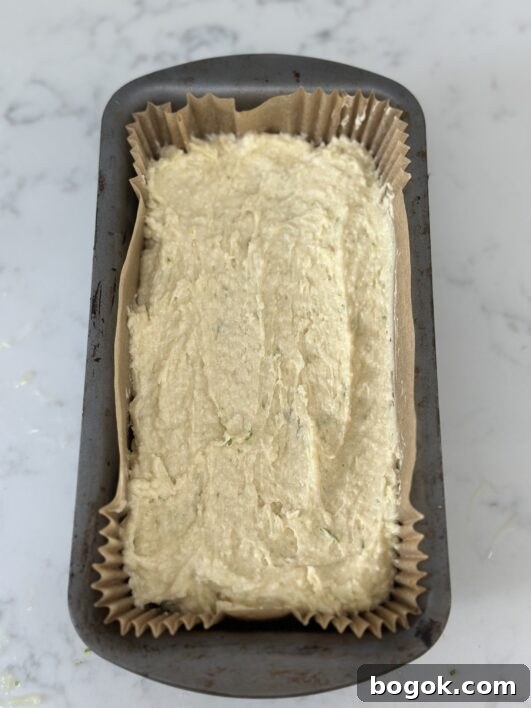 Zesty Lime and Coconut Loaf Cake 4 Coconut cake batter in tin