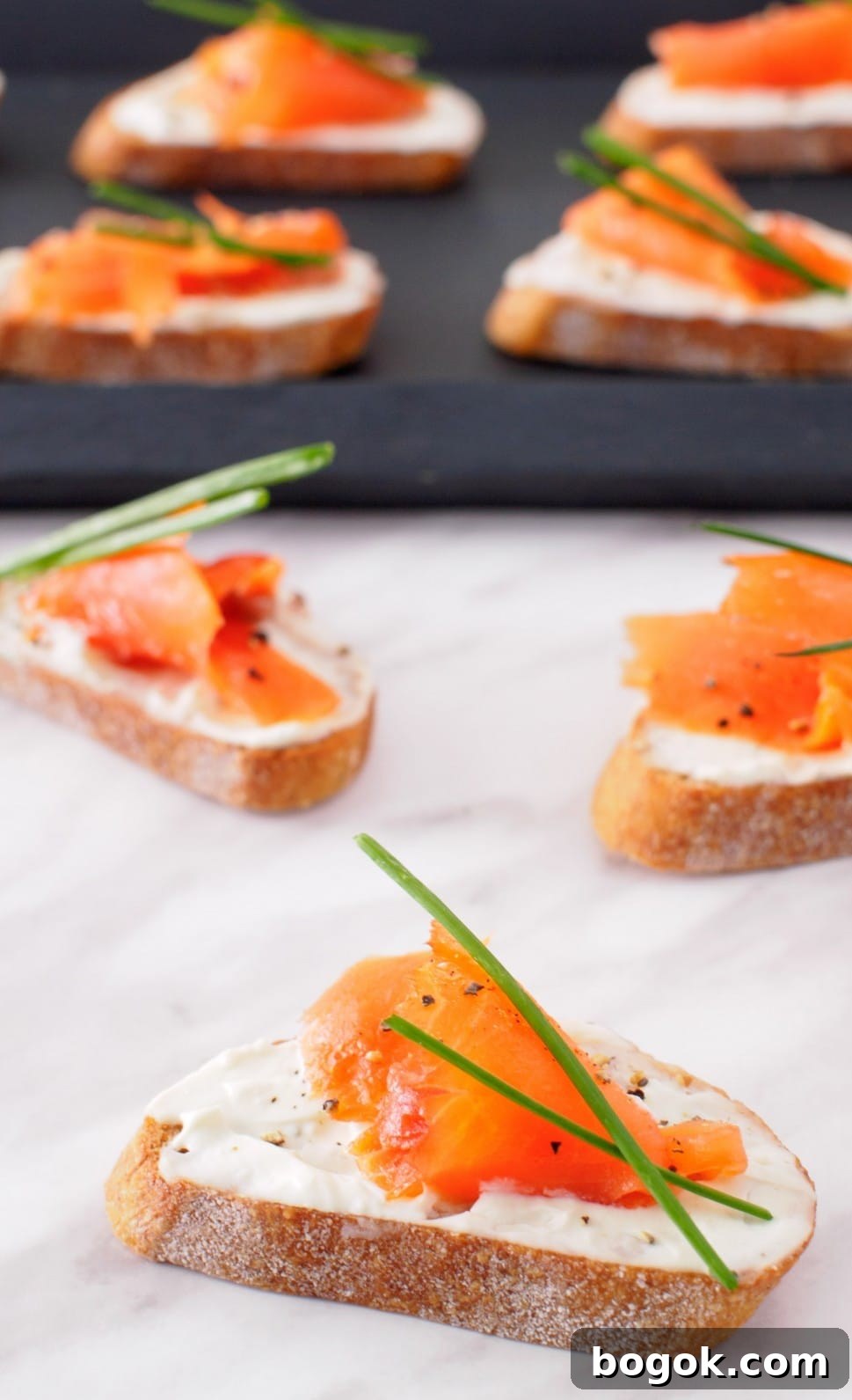 Smoked Salmon and Boursin Crostini Recipe for Entertaining 2 Smoked Salmon and Boursin Crostini
