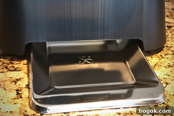 Drip pan on Tenergy Indoor smokeless Grill