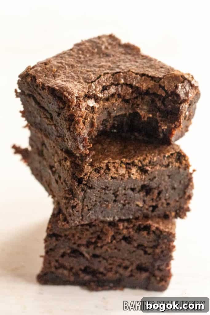 After Eight Mint Brownies Recipe — Classic Chocolate Mint Treat 14 stack of after eight brownies
