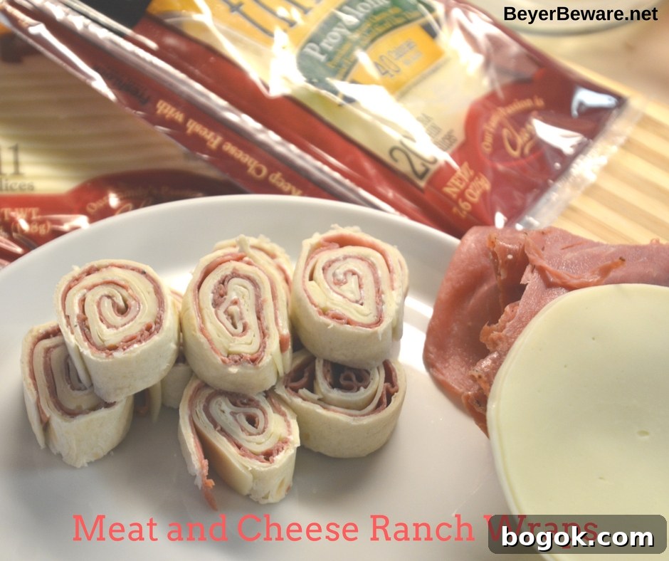 Ham and cheese ranch wraps are staple in our house in the summer. The simple recipe can be made quickly and travels well to where ever the family is heading.
