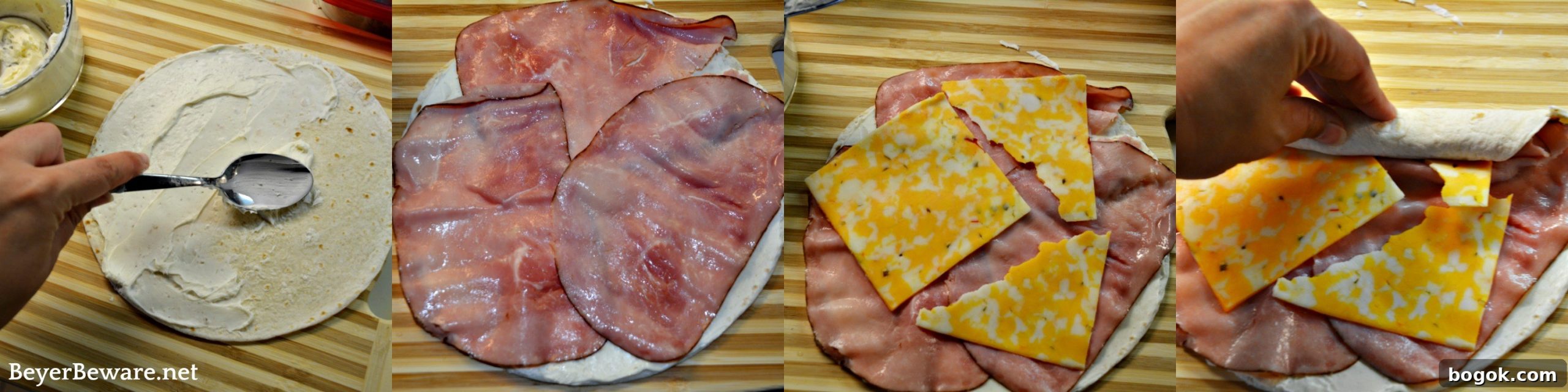 Ham and cheese ranch wraps are staple in our house in the summer. The simple recipe can be made quickly and travels well to where ever the family is heading.