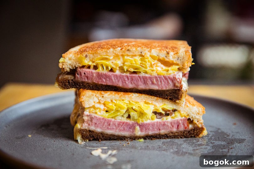 Smoked Reuben Sandwich on a Traeger Grill 3 Traeger Reuben Sandwich
