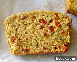 whole wheat tutti frutti cake