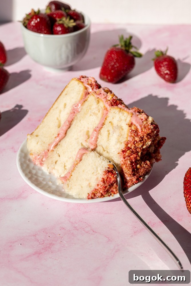 Strawberry Shortcake Cake Inspired by Ice Cream Bars 2 Strawberry Shortcake Cake