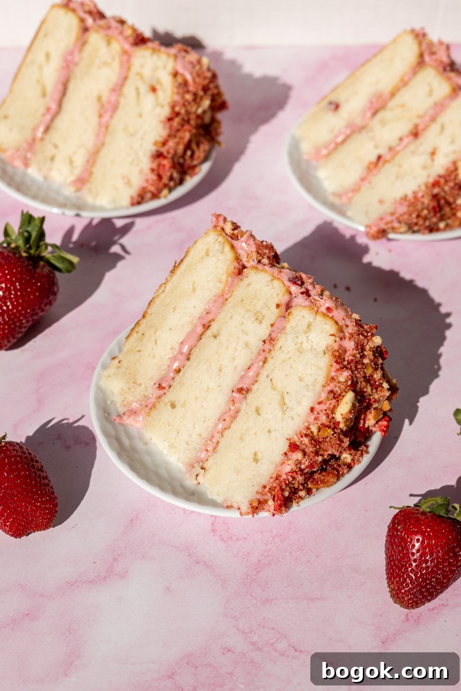 Strawberry Shortcake Cake Inspired by Ice Cream Bars 6 Strawberry Shortcake Cake