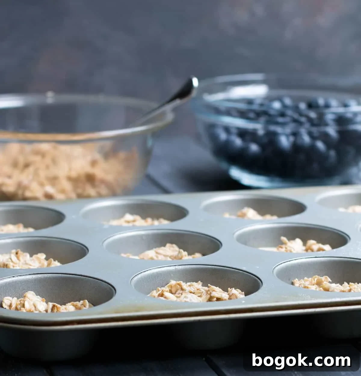 Baked Blueberry Oatmeal Pie: Comforting Breakfast Casserole 5 Blueberry Pie Baked Oatmeal. A pile of fresh blueberries and buttery crumb topping create a delicious fruity pie layer on top of hearty baked oatmeal.