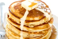 Fluffy Greek Yogurt Pancakes Recipe