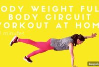 30-Minute Bodyweight Full-Body Circuit at Home (No Equipment)