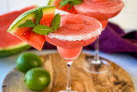 Frozen Watermelon Margarita Recipe for Summer