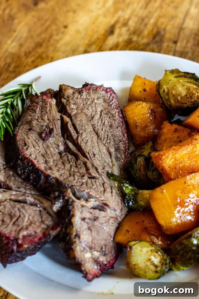 smoked chuck roast with butternut squash