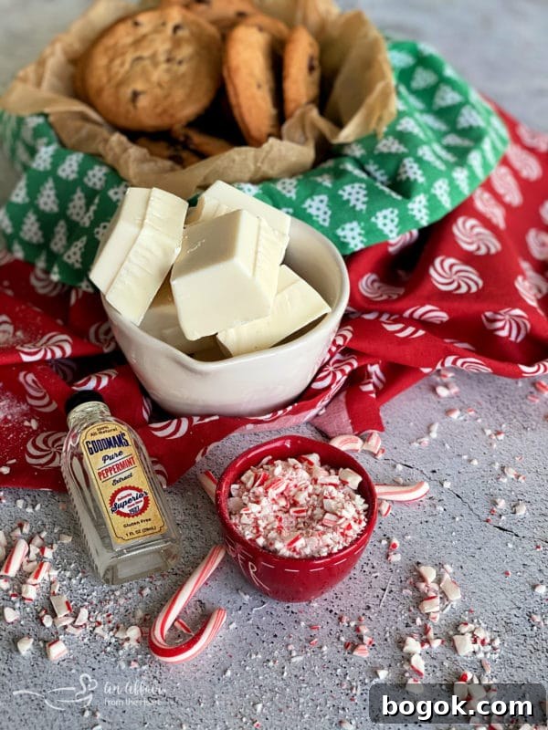 Peppermint-Dipped Chocolate Chip Cookies Recipe 5 Tray of cookies
