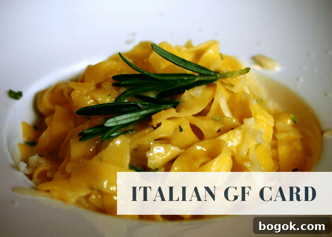 Gluten-Free Dining in Florence: Top Places & Tips 9 Italian gluten-free restaurant card