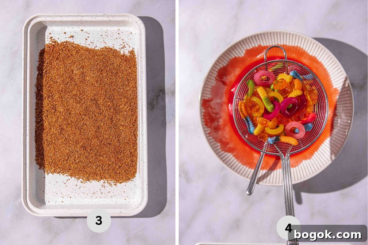 How to Make Mexican Chamoy Candy: Tangy Sweet Treat 5 Mixing tajin seasoning with chili powder in a tray then dipping the candies into the bowl with chamoy sauce.