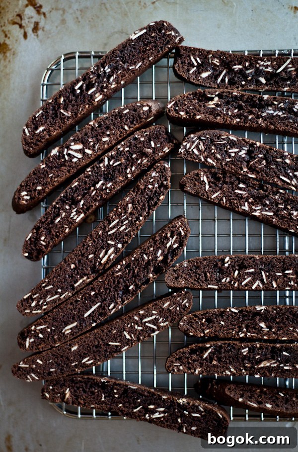 Sea Salt Double Chocolate Biscotti Recipe 3 Double Chocolate Biscotti with Sea Salt