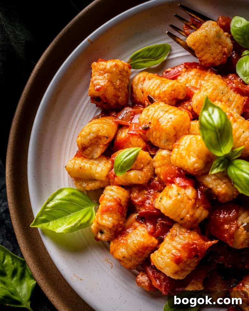 Homemade Potato and Herb Gnocchi Recipe 3 Homemade Potato Gnocchi with Fresh Tomato Sauce